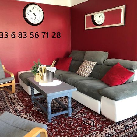 BedinReims burgundy bottle free parking&wifi free ideal 4 à 8 Adultes Exterior foto