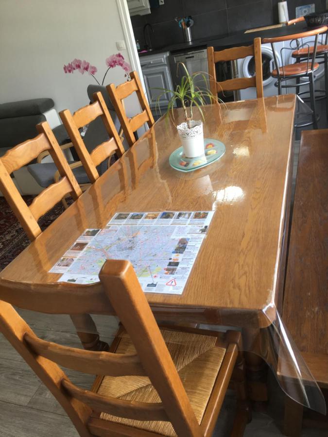 BedinReims burgundy bottle free parking&wifi free ideal 4 à 8 Adultes Exterior foto