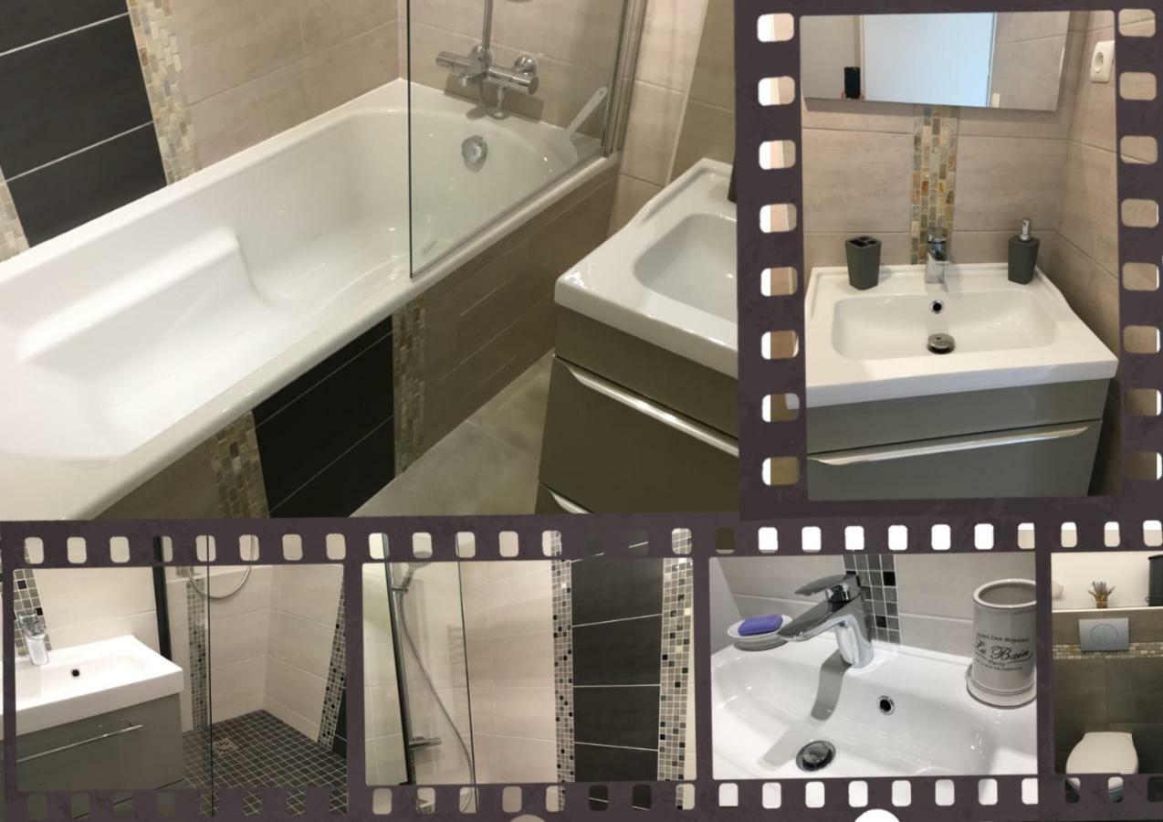 BedinReims burgundy bottle free parking&wifi free ideal 4 à 8 Adultes Exterior foto